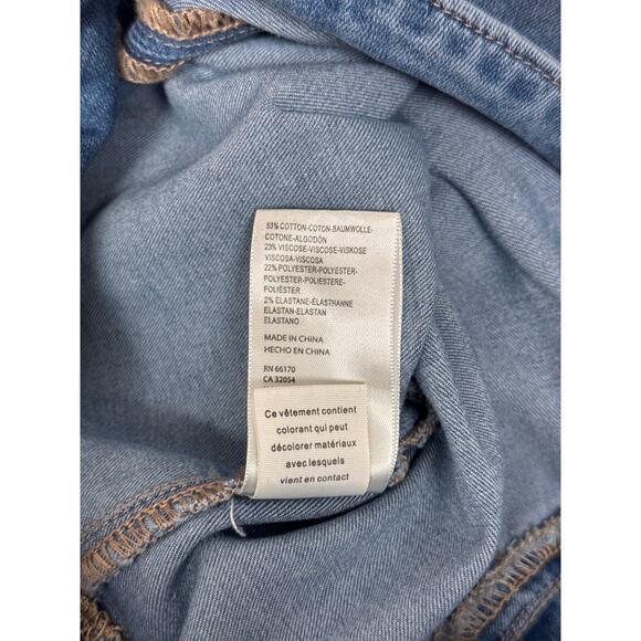 Free People Jeans 26 Womens Venice Beach Flare Cross Front Pull On - Picture 7 of 7